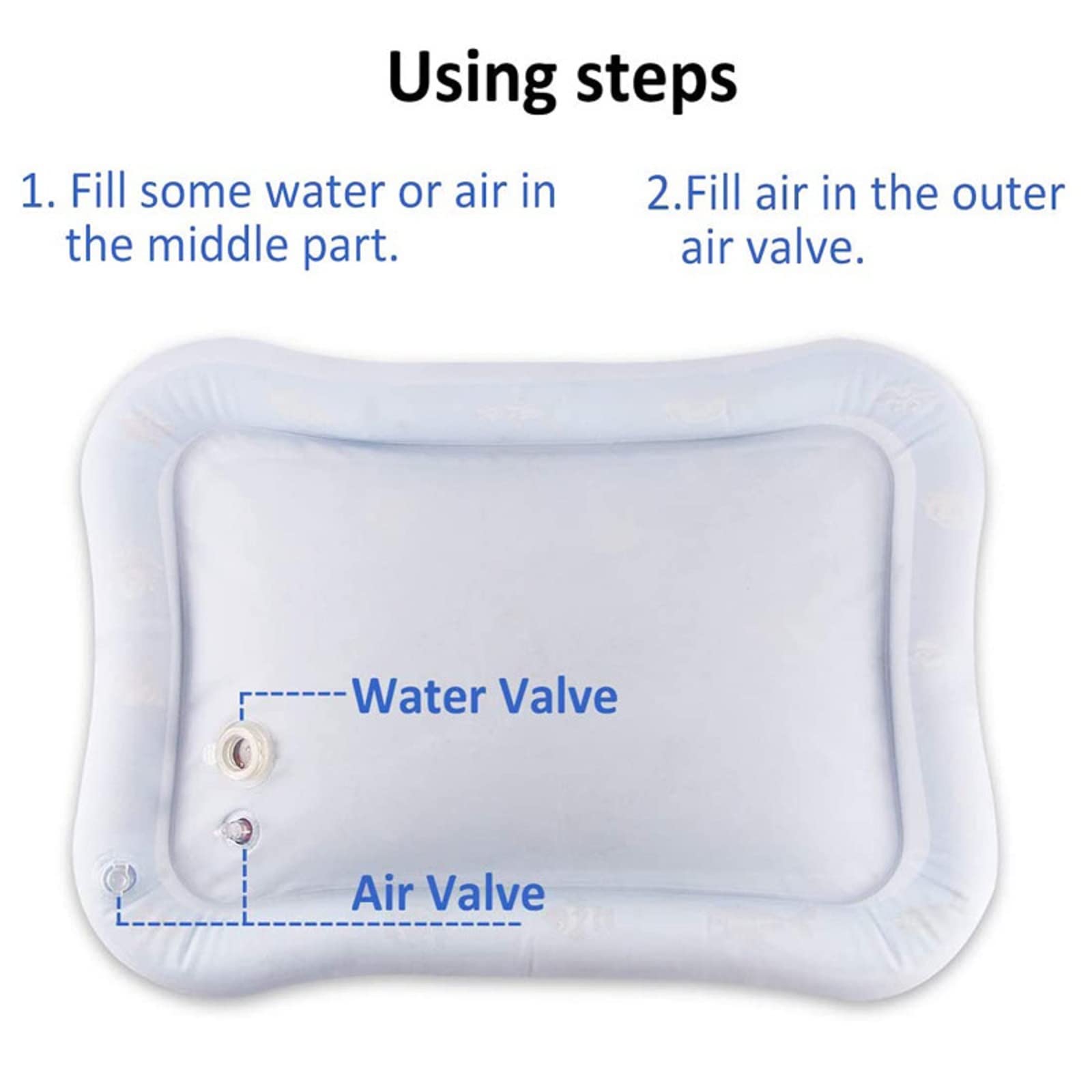 Watermat Baby Waterspeelmat Voor Baby's Opblaasbare Buiktijd Mat