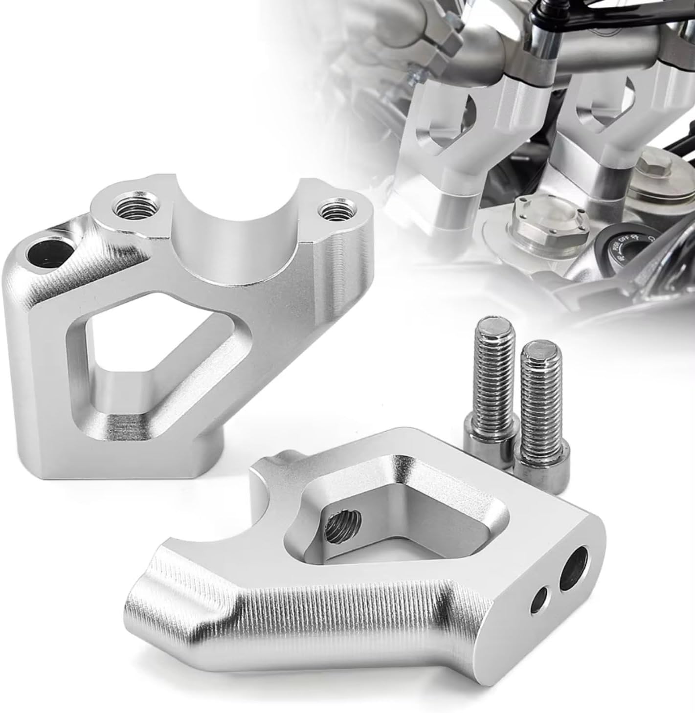 オートバイハンドルバーライザー タイガー 800 エクスプローラー XC XR 1200 オートバイハンドルバーライザークランプ取付 ハンドルバーライザー  オートバイハンドルバーライザークランプ取付マウントライザータイガー 800 エクスプローラー XC XR 12 オートバイハンドル ... オートバイハンドルバーライザークランプ For Tiger 800 XC XCX XCA For Explorer 1200 オート