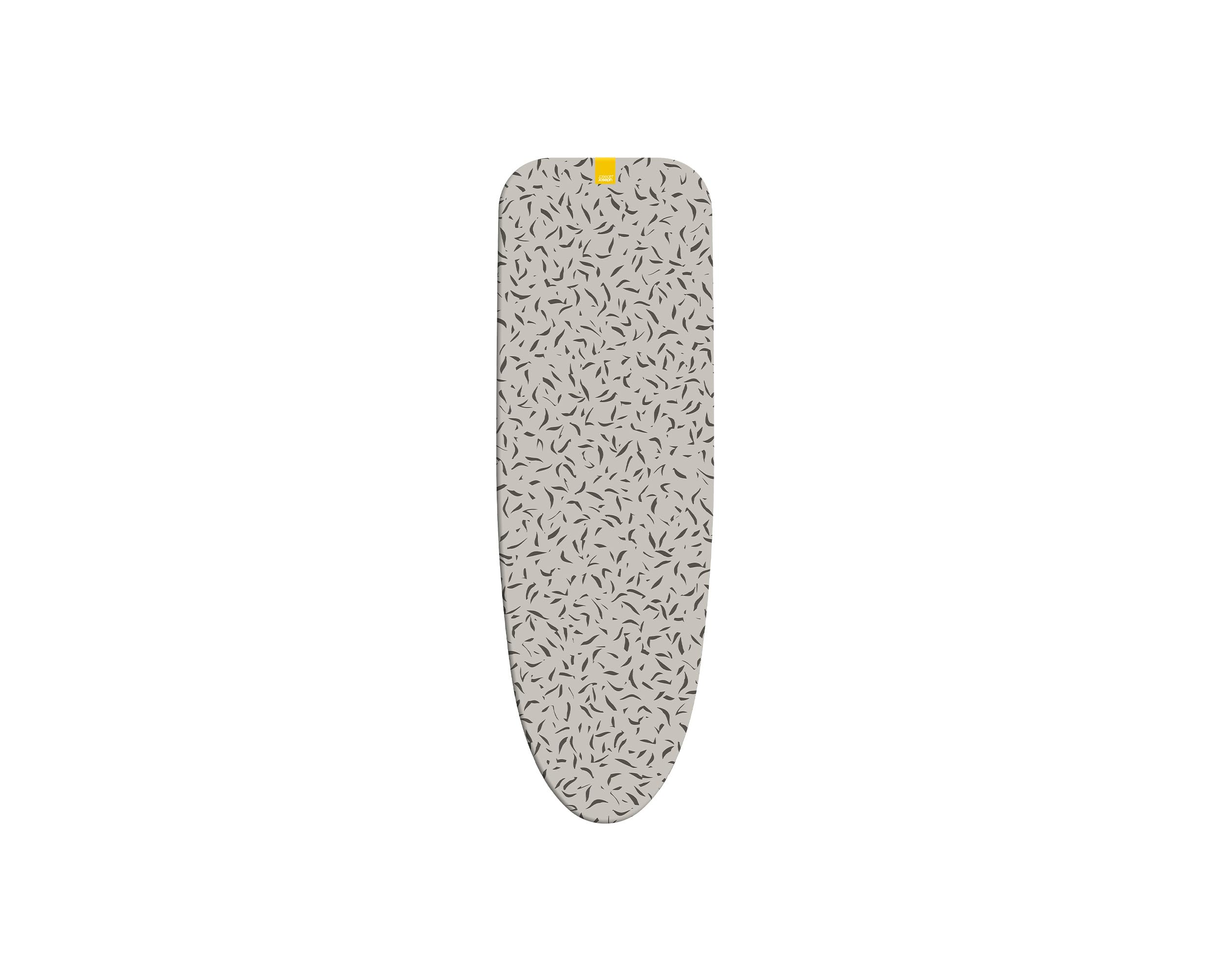 Joseph Joseph Ironing Board Cover 135 x 45cm, Cotton with silicone iron rest- for use with Glide Max, Ecru Scatter