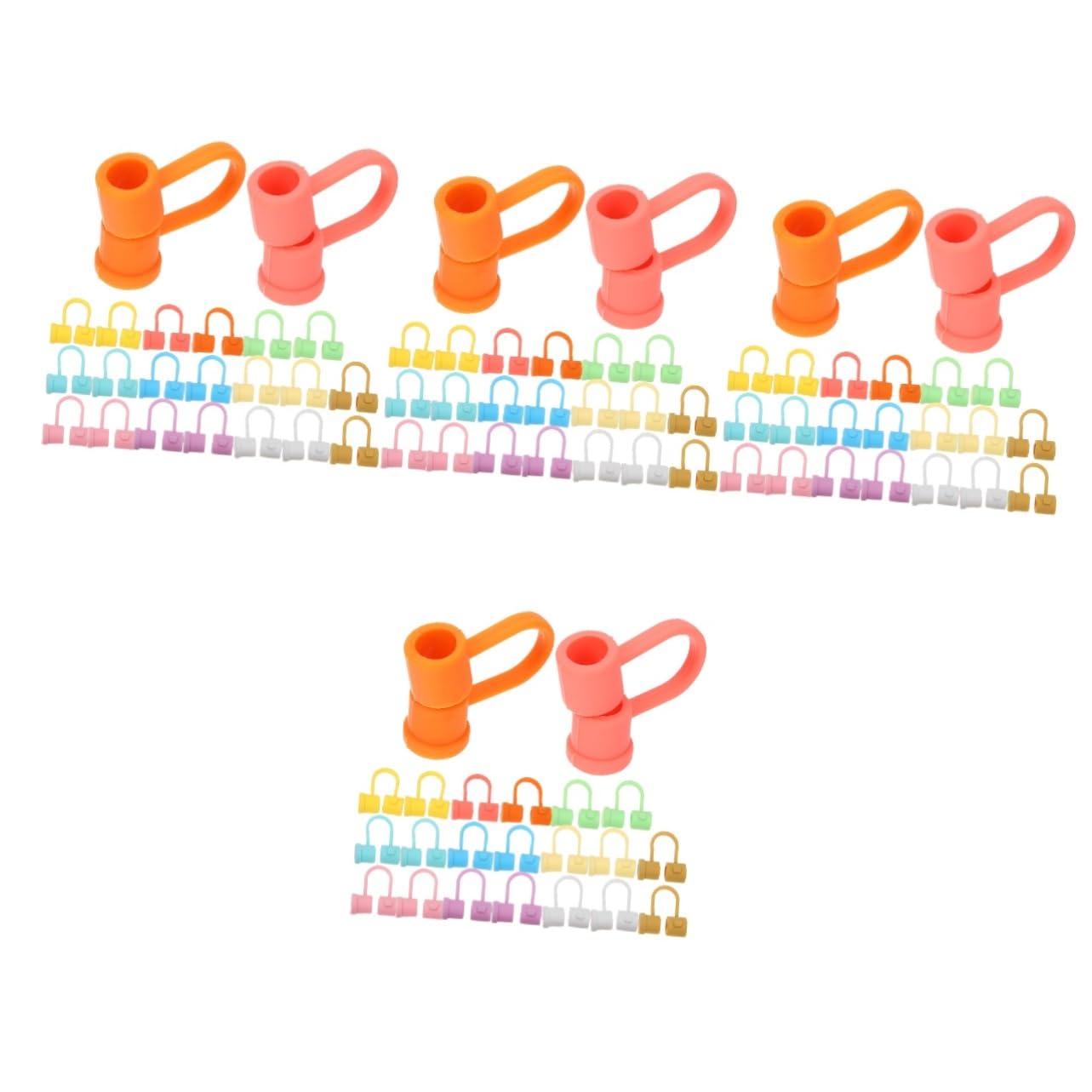 Bouchon de paille anti-poussière pour éliminer les saletés sur vos pailles de verre : lot de 4
