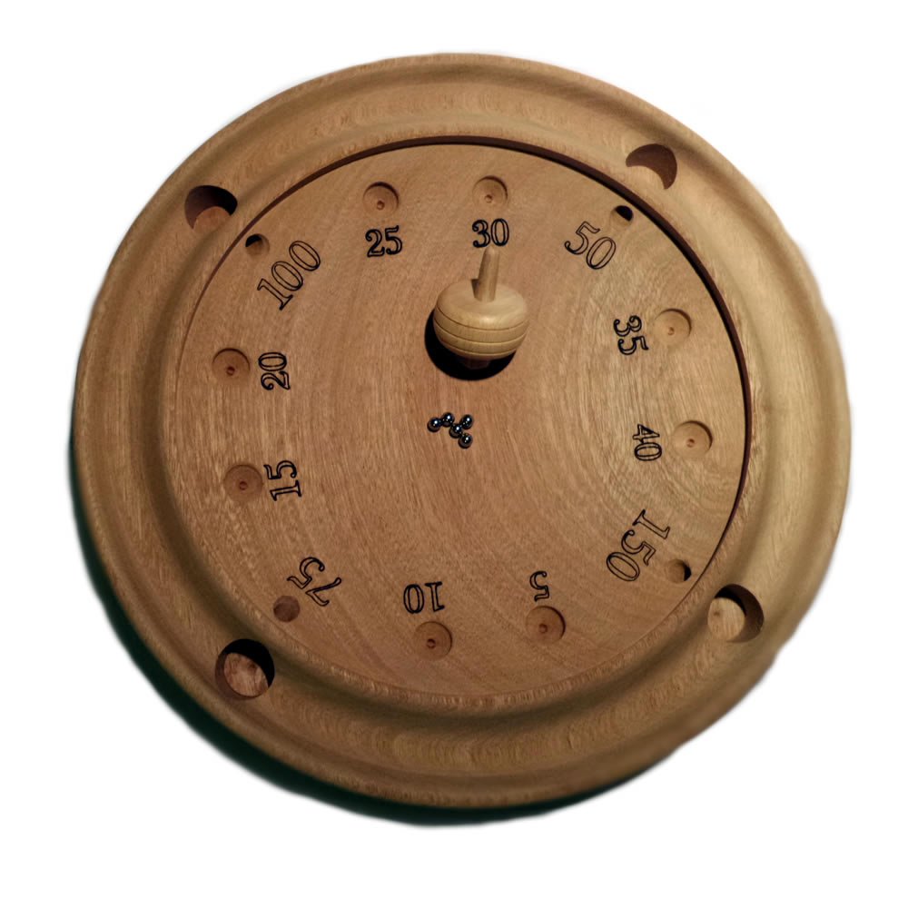 Roulette valdostana tonda in legno diam. 30 cm