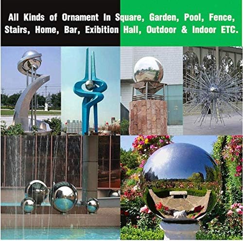 90mm-250mm 304 Stainless Steel Hollow Ball Mirror Polished for Kinds of Ornaments (200mm)