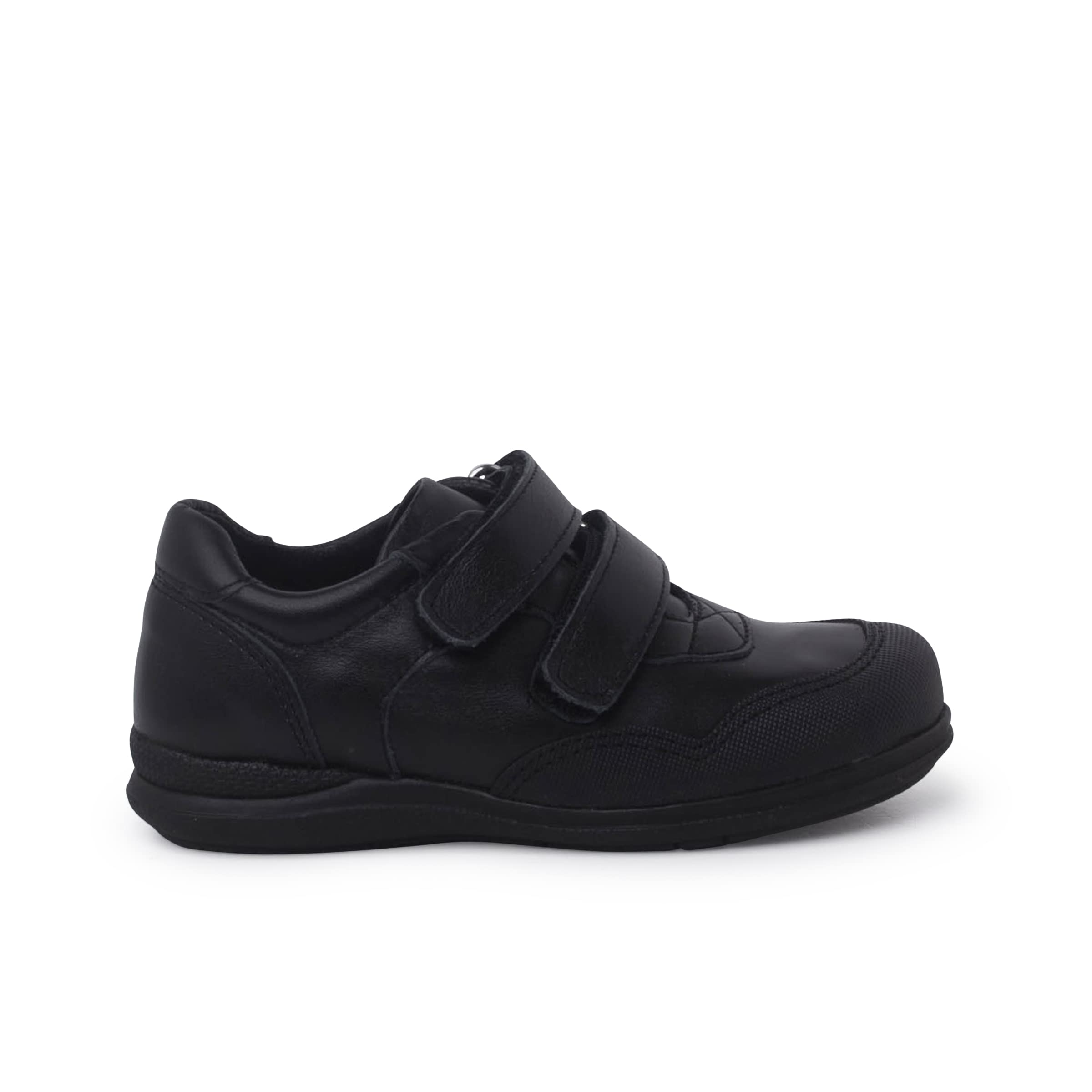 Pisamonas Zapatos Colegiales Puntera Reforzada Doble Cierre Talla 31 Color Negro