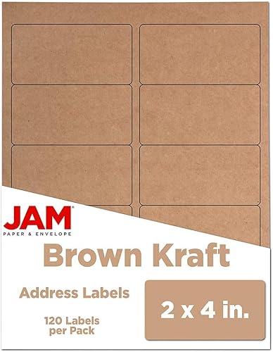 JAM Paper Etiquetas para dirección postal (7 tamaños)