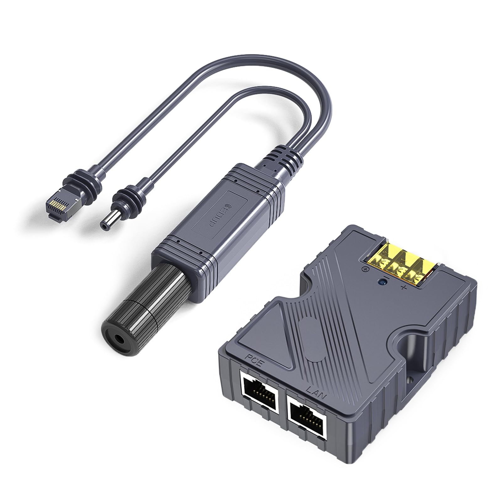 Inyectores de alimentación a través de Ethernet, divisor de alimentación a través de red Ethernet para kits de Internet por satélite, accesorios de conexión a Internet por satélite