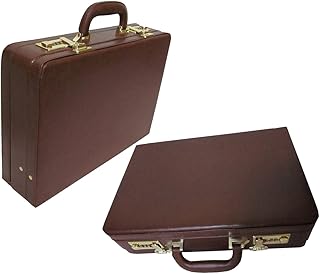 Amerileather Expandable Executive Faux Leather Attache Case (#2893-89)