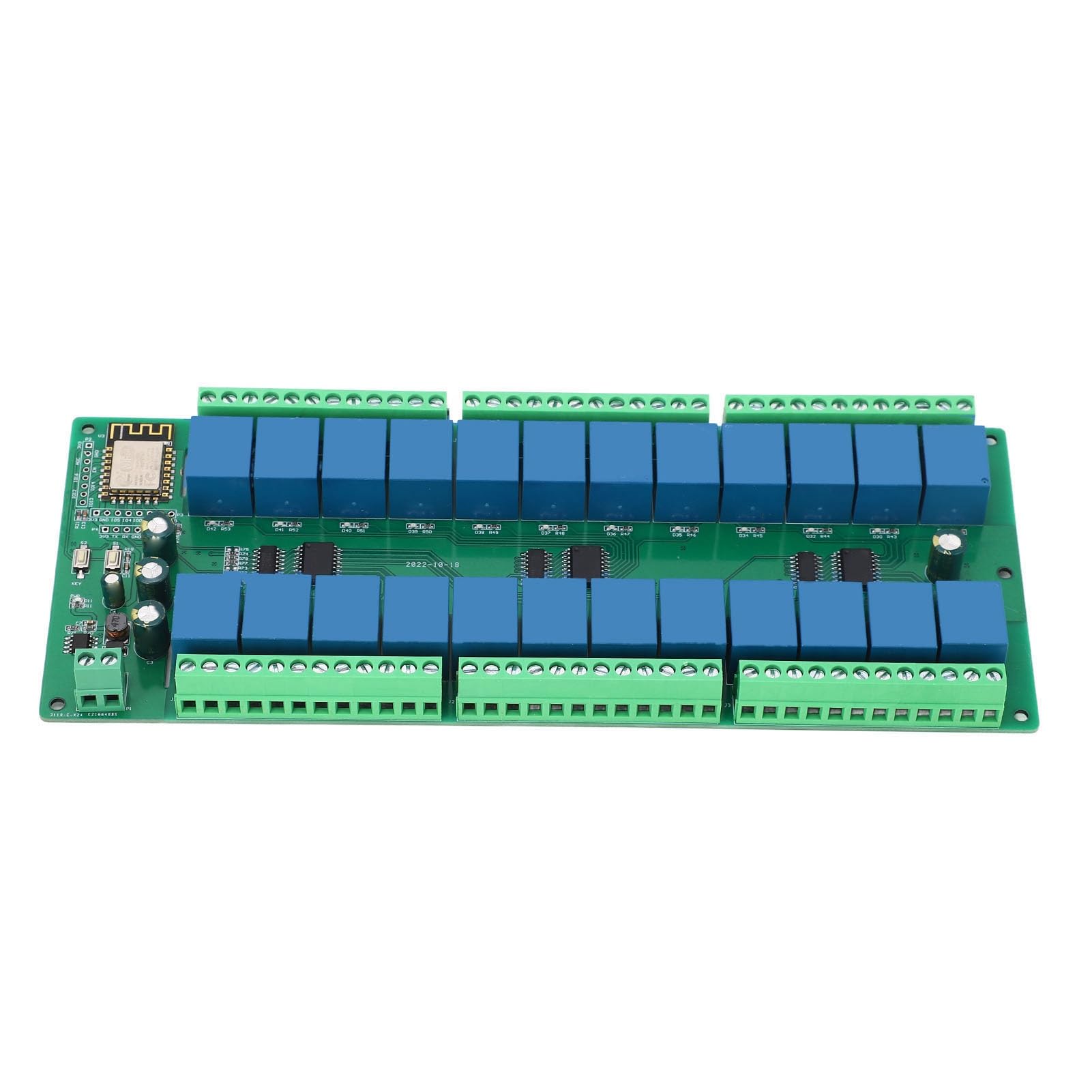 ESP8266 Relè WiFi a 24 canali Modulo scheda di sviluppo ESP 12F Scheda di sviluppo del controllo wireless per casa intelligente (DC5V)