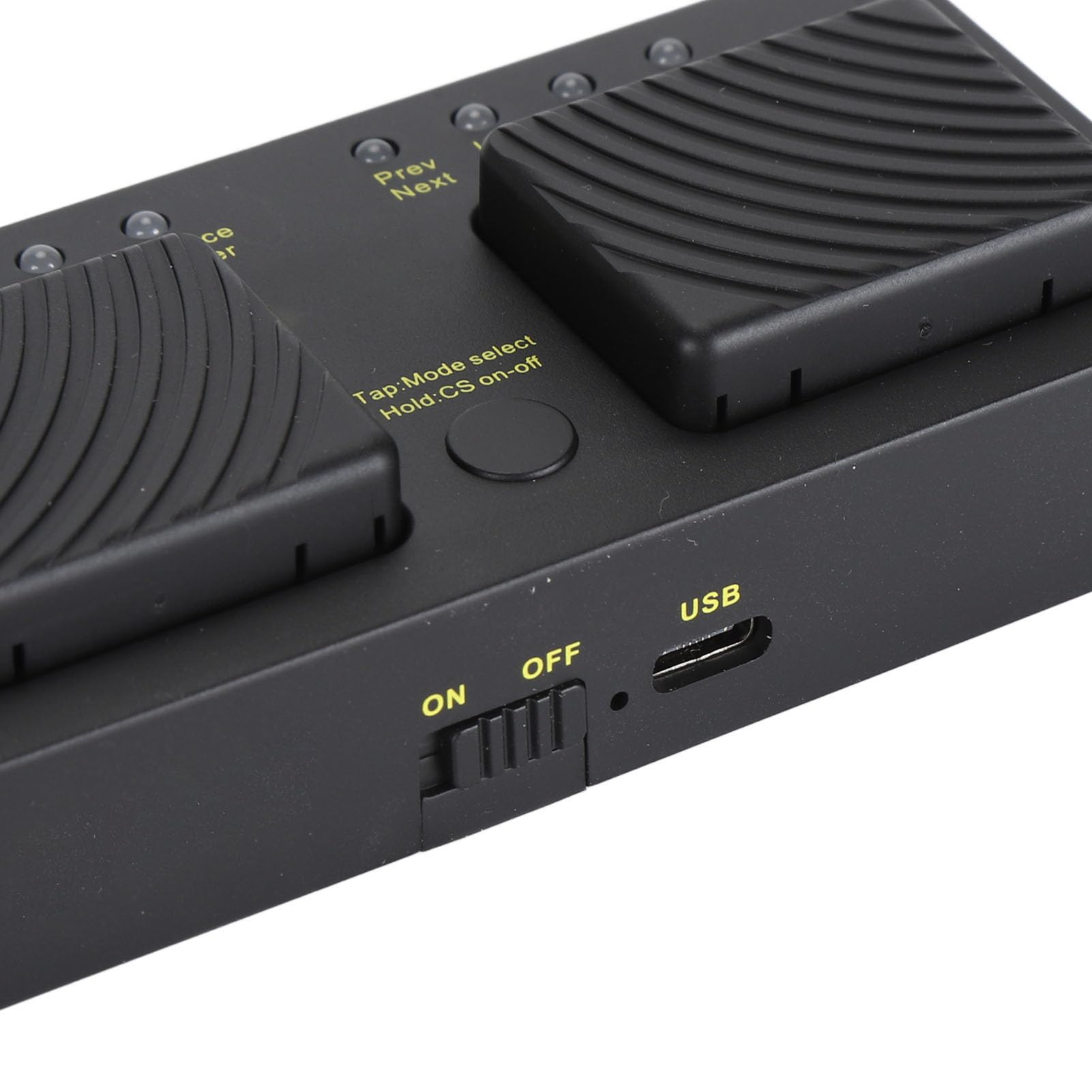 Sxhlseller Pedal Inalámbrico para Cambio de Página para Control de Partituras, Funcionamiento Silencioso para Estudio de Grabación, Carga USB, para Tableta, Portátil, PC, Plástico