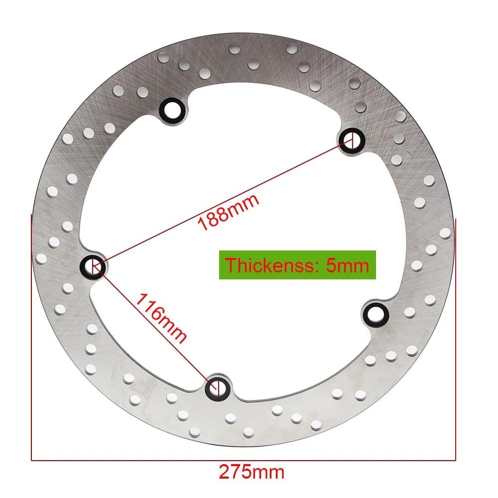Rotore disco freno per moto Per B&MW R850GS R850R R850RT R1100GS R1100R R1100S R1100RT R1150GS R1150RS R1150RT R1150R Moto Freno Posteriore A Disco Rotore