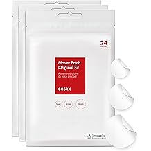 COSRX Acne Pimple Patch Absorbing Hydrocolloid Original 3 Size Patches for Blemishes and Zits Cover, Spot Stickers for Face and Body, Not Tested on Animals (72)