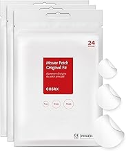 COSRX Acne Pimple Patch Absorbing Hydrocolloid Original 3 Size Patches for Blemishes and Zits Cover, Spot Stickers for Face and Body, Not Tested on Animals (72)