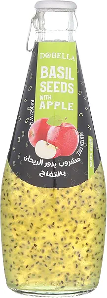 سعر ومواصفات بذور الريحان مع عصير التفاح من دوبيلا، 290 مل (B093G5FLP8) على Amazon EG