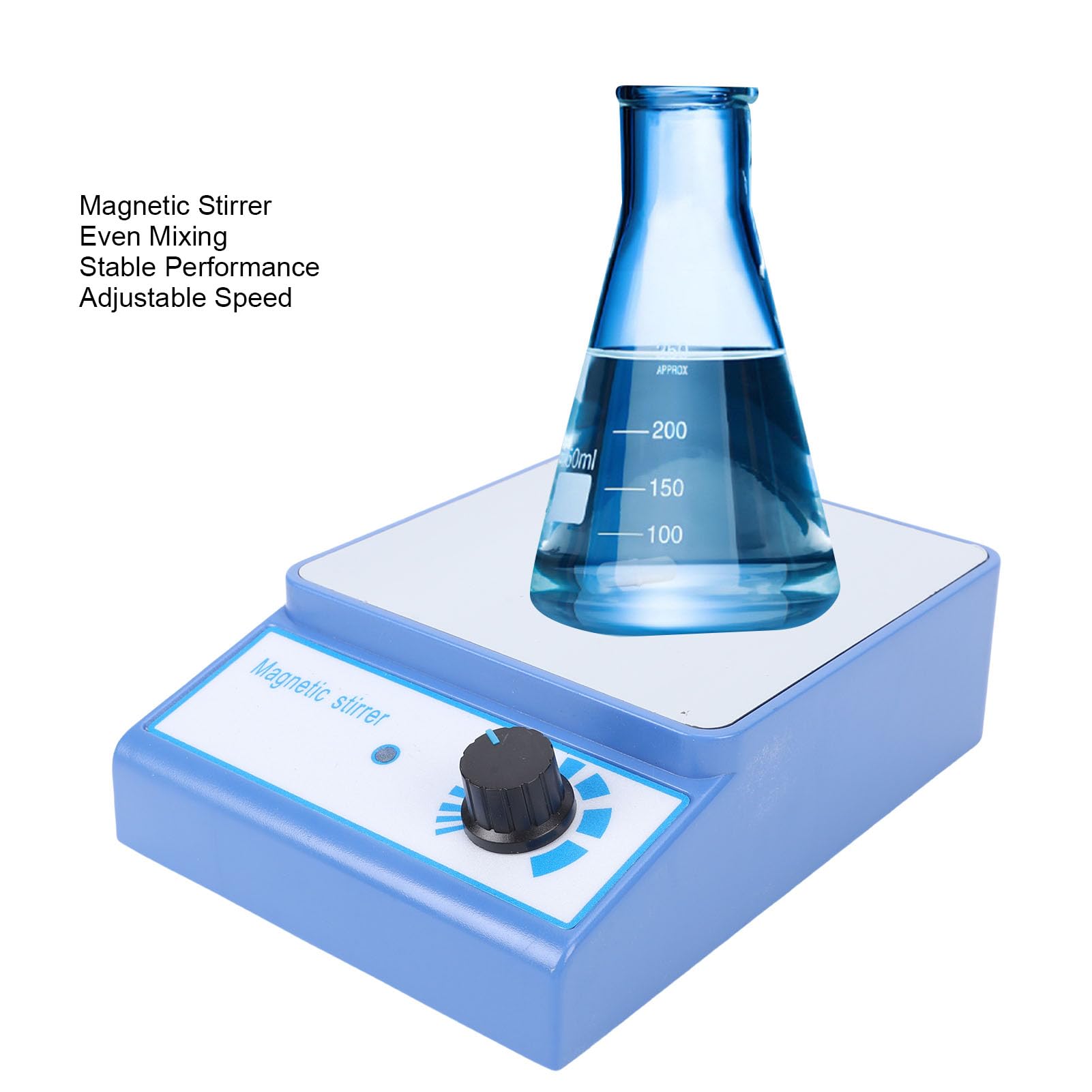 Agitador magnético de Laboratorio de Acero Inoxidable 316, Velocidad Ajustable Continua, Mezclador magnético pequeño de 3000rpm para investigación científica