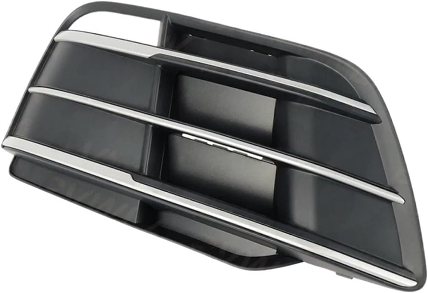 Front Bumper Fog Light Lamp Grille Cover With Base Plate For Audi Q5 2017 2018 2019 2020 2021 Car Accessories(1 left)