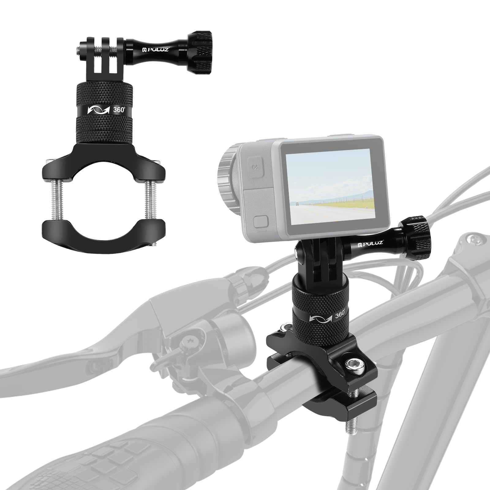 Manubrio Morsetto di Montaggio Della Bici Del Motociclo Pole Mount Per GoPro Hero 13 12 11 10 9 8 DJI Osmo Action 5 Pro 6 4 Insta360 X5 X4 Fotocamere  44