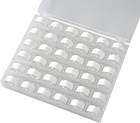 Vista 7 de 36 bobinas e hilos de coser con estuche de bobina, bobinas de plástico Sa156 con estuche para hermano, hermano, cantante, accesorios para máquinas