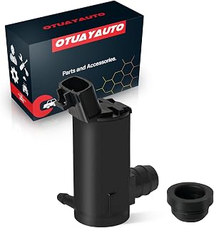 OTUAYAUTO Windshield Washer Pump for Toyota Camry Tundra Corolla Solara & Lexus LX470 LS430 - OE Replacement 85330-12340 w/ Grommet