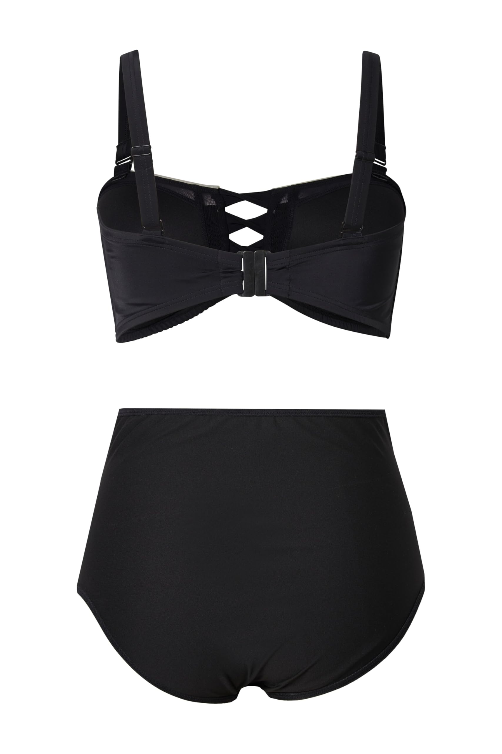 Ulla Popken Bikini Tina, Twist und Applikation Set Donna