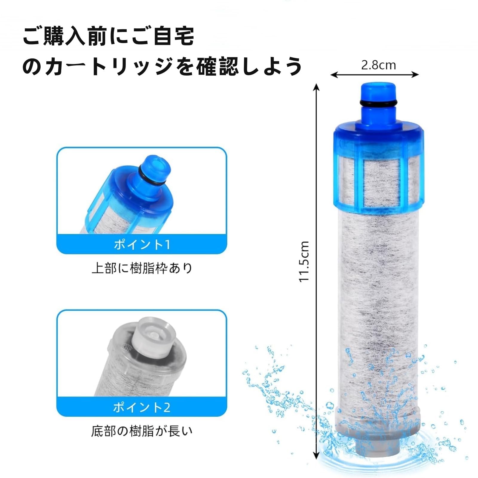 Amazon | 【国内検査済み】JF-K21-C 交換用浄水器カートリッジ