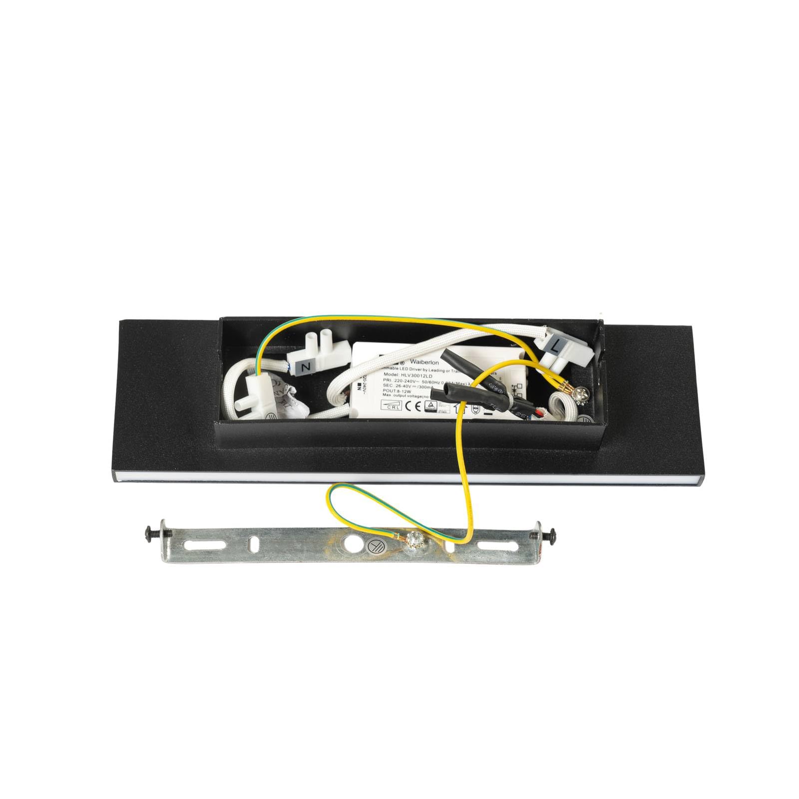 Lindby LED Wandleuchte, Wandlampe Innen Ignazia (Modern) in Schwarz aus Metall (2 flammig) - Wandstrahler Wandbeleuchtung Schlafzimmer/Wohnzimmer Wohnzimmerleuchte