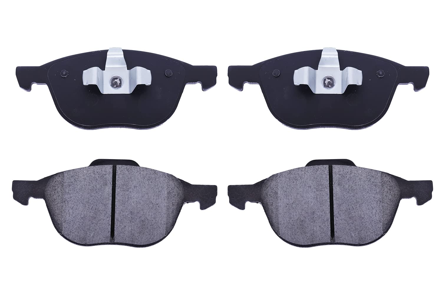 Brakes Pad Automotive Premium Ceramic Front Rear Disc Brake Pads Set Vehicle Replacement Part for Honda, Infiniti, Nissan, Cadillac, Chevrolet, Dodge Attitude, Hyundai Accent (D1044)