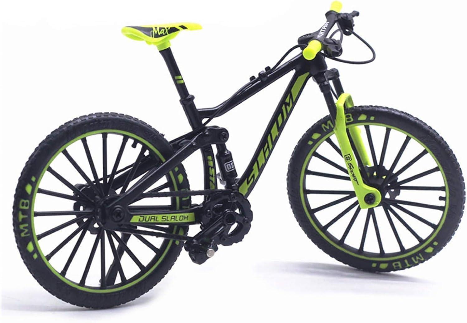 LINGJIUXING Finger Bike,Mini Bicycle Model1:10,Finger Mountain Bike, Scale Desktop Alloy Vehicles Diecast Collection Gifts Racing Toys Mountain Bike Simulation Toy Home Office Ornaments-Xian