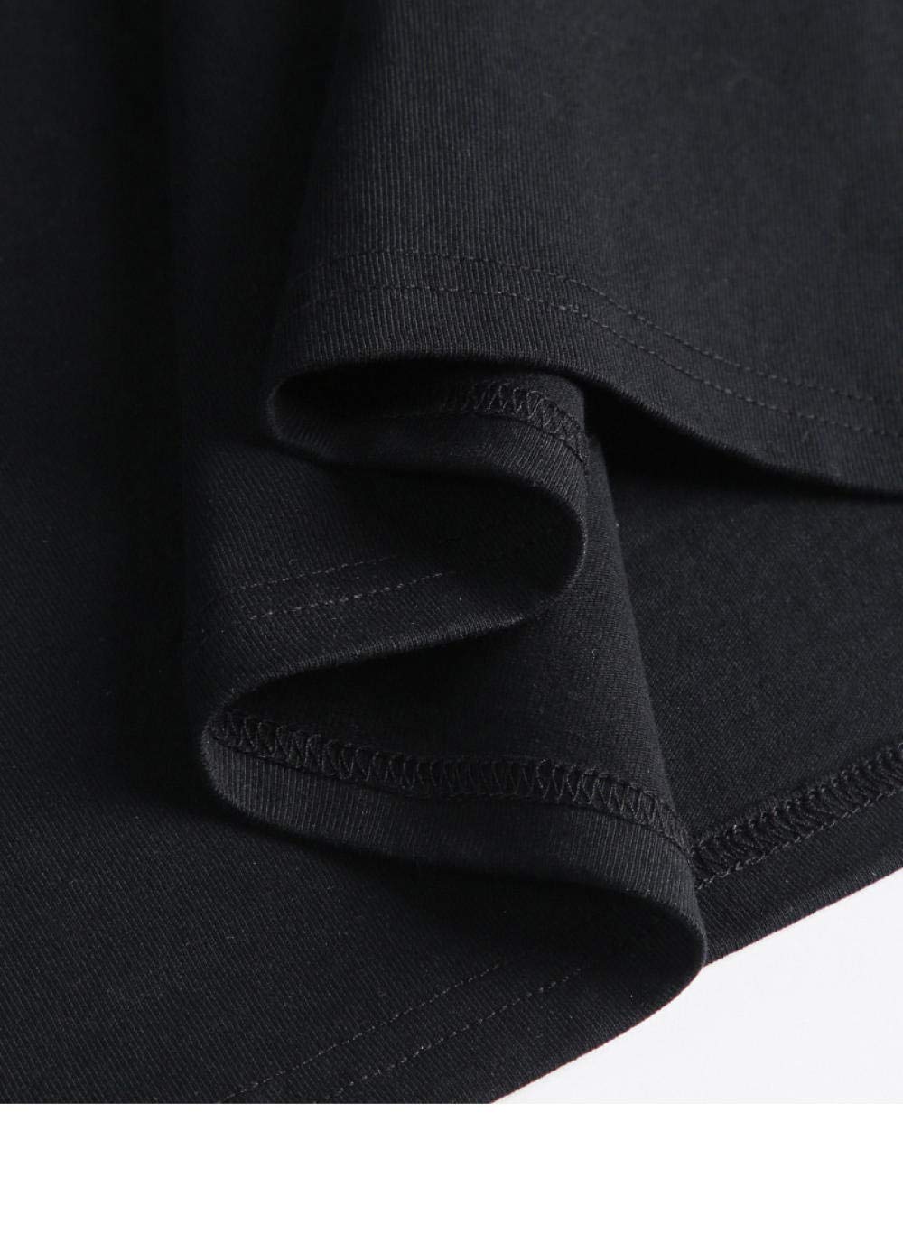 T-shirt męski 230 g, ciężki, bawełniany, luźny, na lato, okrągły dekolt, masywny kolor, 6 sztuk, 33, L