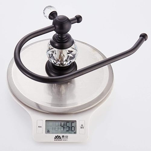 Miniatura 7 de Crystal Series - Portarrollos de papel higiénico de latón,