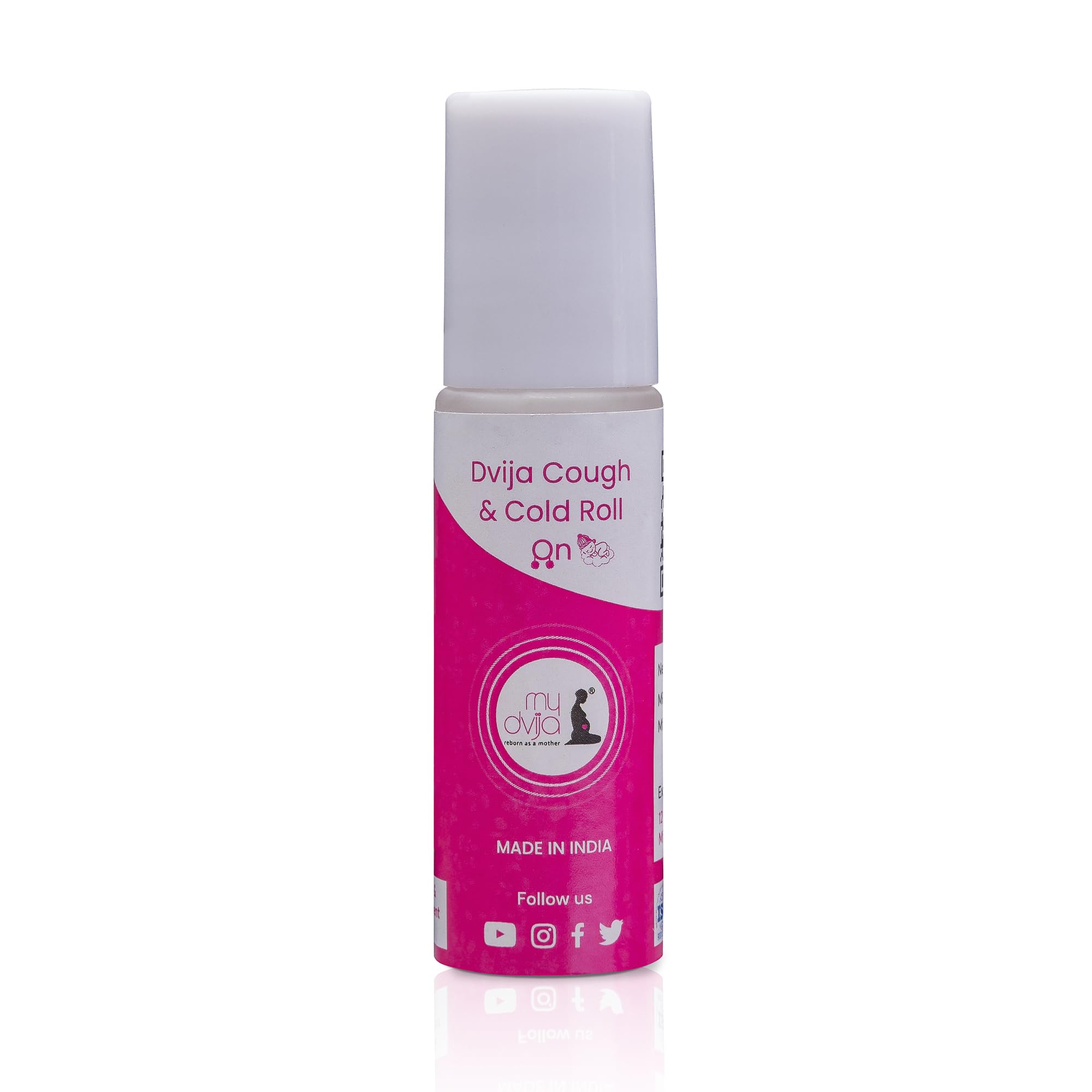 My DVIJA - Cold & Cough Roll On l Nose Block l Chest Congestion, 20ml, Pack of 1 (B0B7RYQ54V) Amazon Price History, Amazon Price Tracker