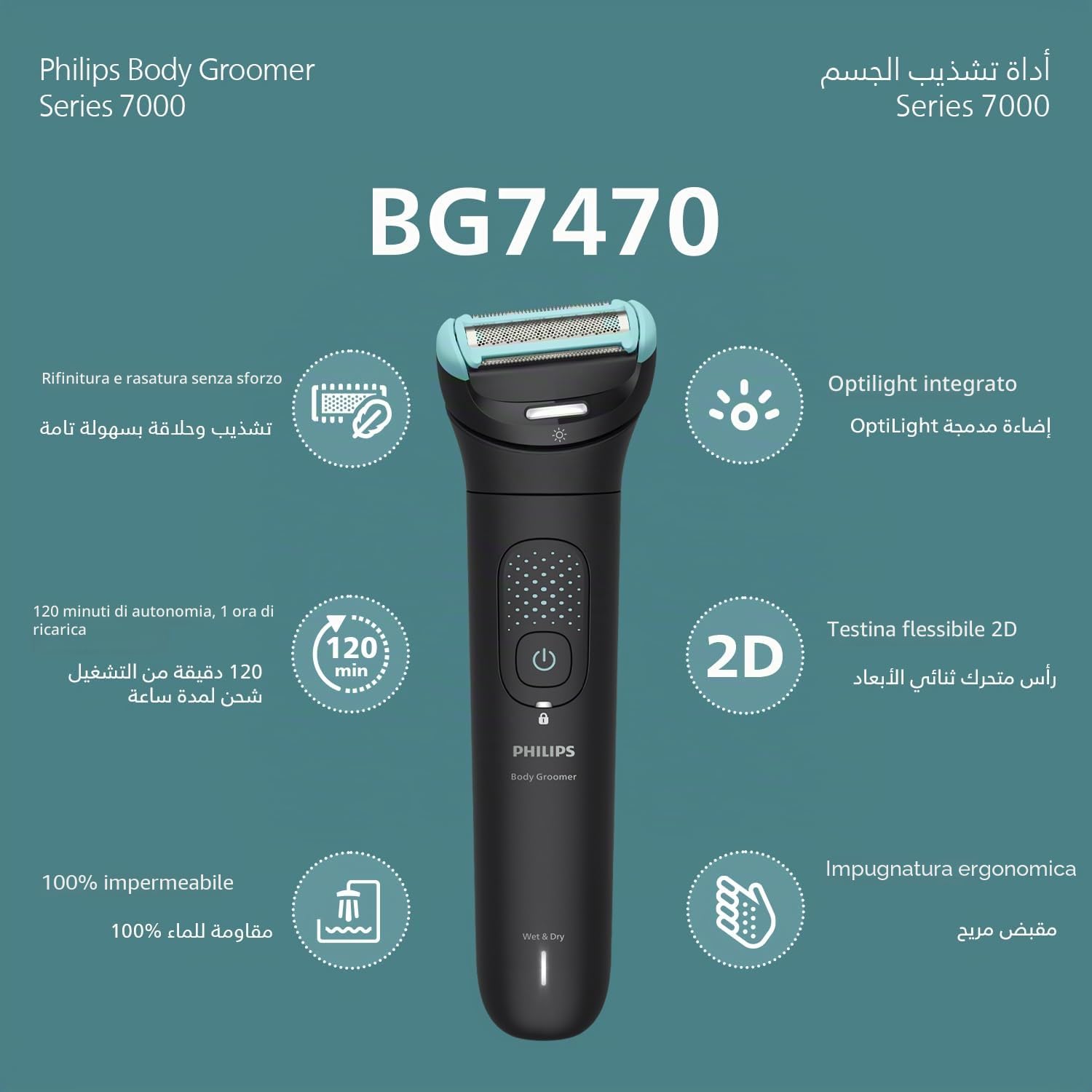 Philips Serie 7000 Body Groomer, BG7470/15