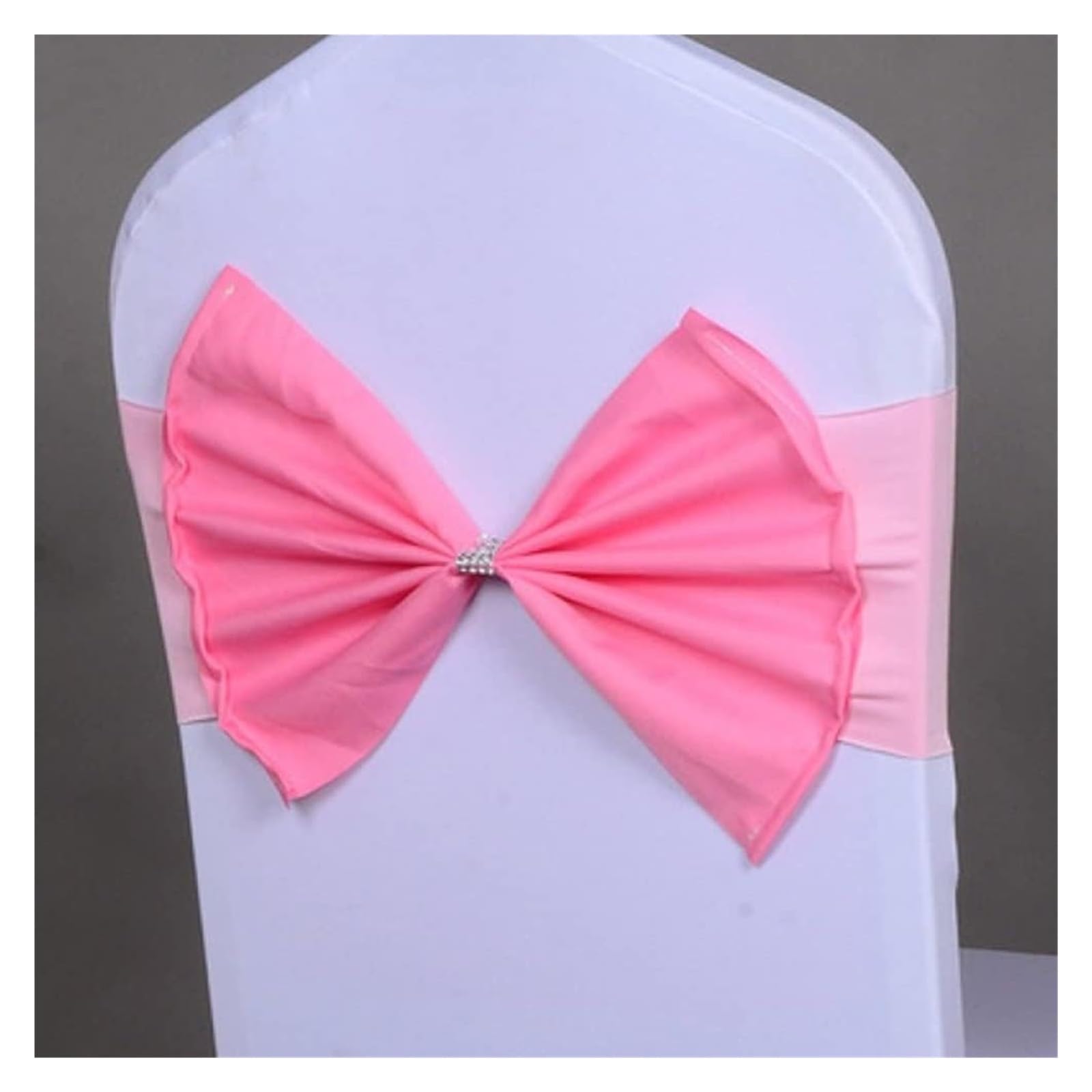 RZQVHBKXWGT chair sashes,10/50/100pcs/set Chair Bowknot Wedding Sashes Decoration 12 Colors Bow Knot Ties For Party Banquet,red,10 pcs (Color : Blu, Size pcs)(Roze,10 pcs)