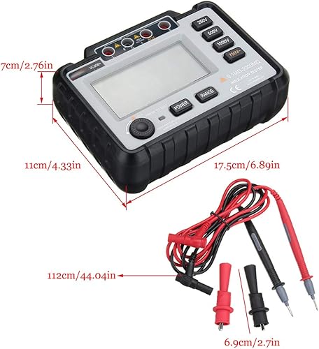 Demino Digital Resistenza Isolamento Tester Tensione megaohm Meter
retroilluminazione LED Schermo 250 500 1000 : Cuffie bluetooth Demino Digital Resistenza Isolamento Tester Tensione megaohm Meter
retroilluminazione LED Schermo 250 500 1000 : Cuffie bluetooth