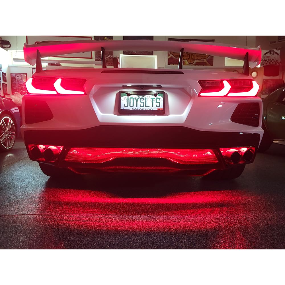 C8 Coupe - Engine Bay/Side Cove/Lower Rear Fascia/Front Grill LED Lighting Kit - RGB for 2020-2025 Corvette (Stingray Only) (Keyfob)
