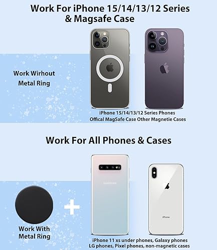 Miniatura 3 de KUCOK CRV - Soporte magnético inalámbrico para cargador de automóvil, ajuste exclusivo para Honda CR-V 2023-2024, apto para MagSafe iPhone