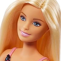 Vista 3 de Muñeca Barbie Rubia, Tienda de Comestibles con Carrito Rodante y Cinturón Funcional
