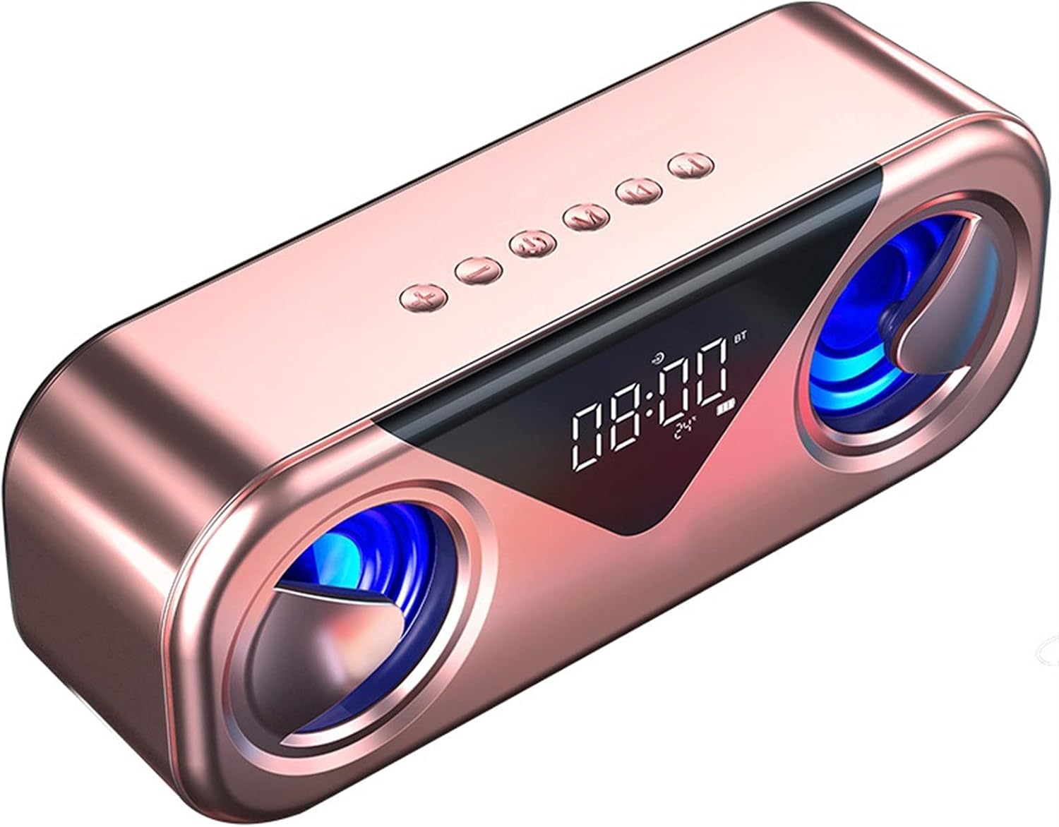 Bluetooth Speakers LED Alarm Clock Altofalantes Subwoofer Home Theater