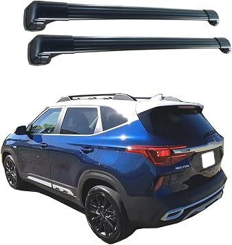 ROKIOTOEX Cobra Roof Rack Cross Bars for 2021-2026 Kia Seltos Raised Rail