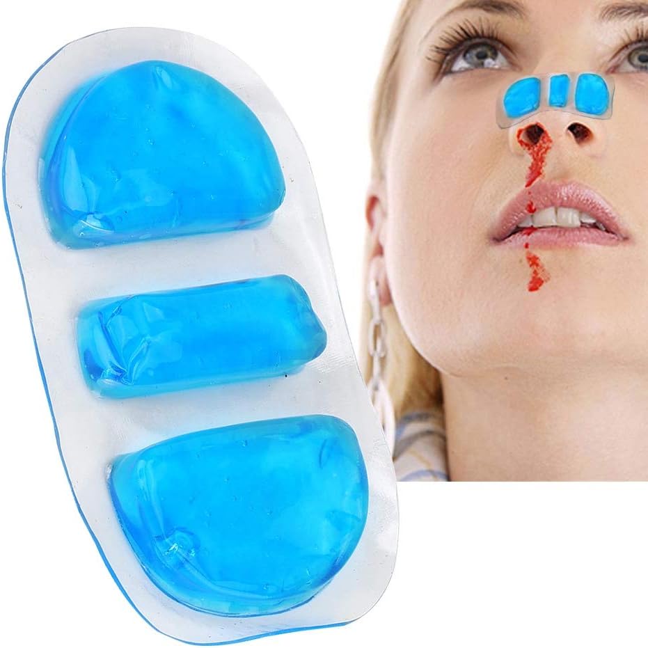 Focket Reusable Gel Ice Packs for Nose, Portable Exclusive Nose Cold Gel Ice Pack Cold Compress, Cooling Refreshing Cold Ice Pack, Extremely and Strong Seals for