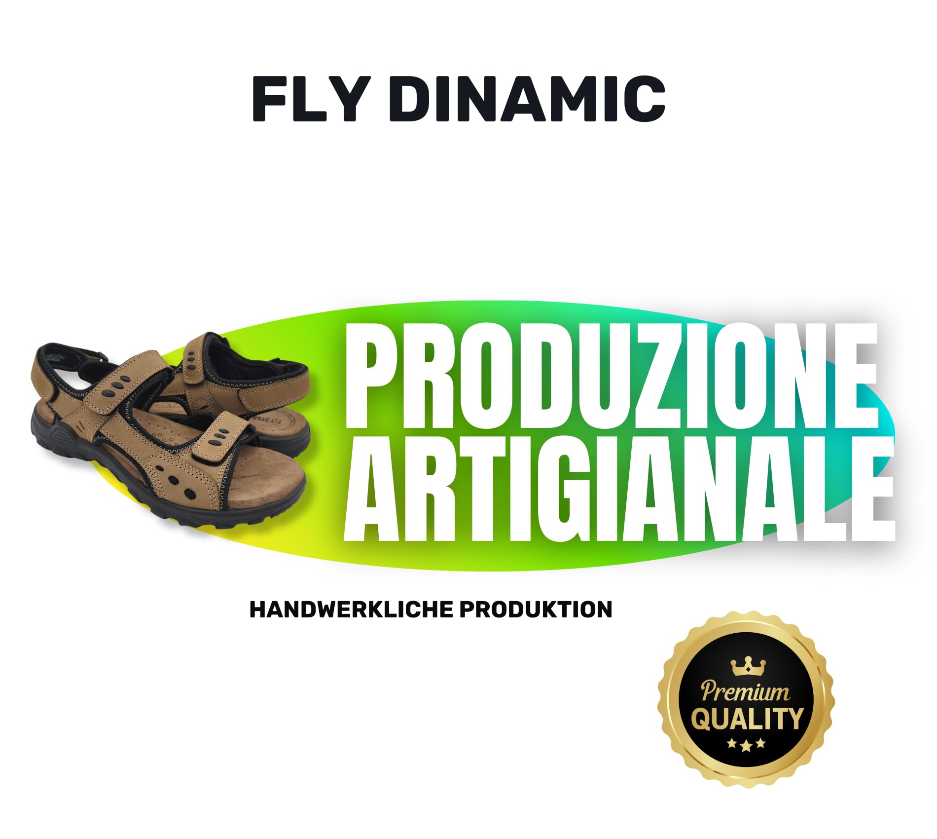 Sandali Estivi Uomo Trekking, Scarpe Estive Mare, Montagna e Spiaggia, Sandalo in Pelle con Strappo, Produzione Artigianale