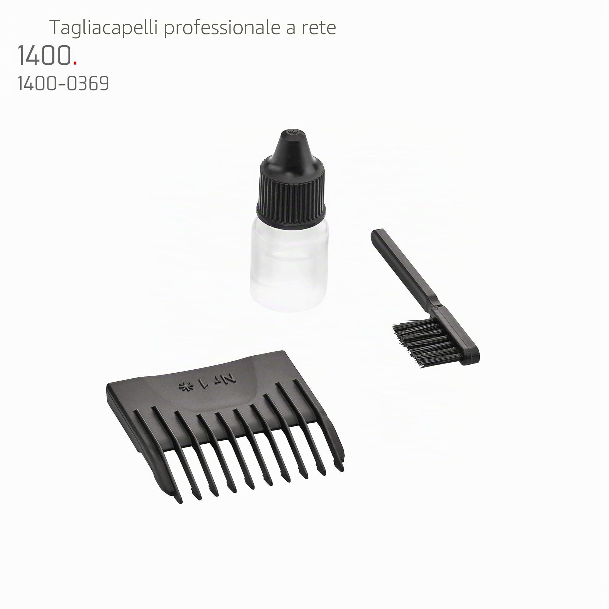 Moser 1400 tagliacapelli professionale con cavo, lame completamente in metallo per un taglio preciso, regolazione della lunghezza di taglio variabile con 5 posizioni bloccabili da 0.7 - 3 mm