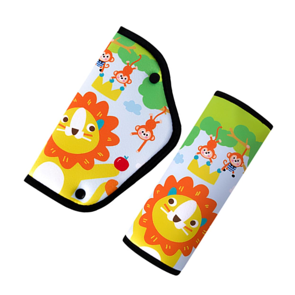 MAGICLULU 4 Set Cuscino Protettivo per Cintura Sicurezza per Imbottitura e Design Carino per Comfort Adatto per Diverse Età Facile da Installare e Sicuro Durante