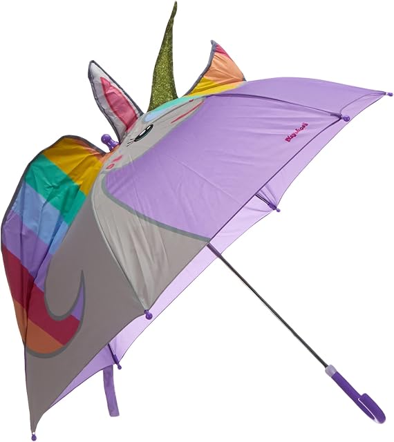Playshoes Unisex dzieci Kinder Regenschirm Stockschirm mit kindgerechtem Mechanismus