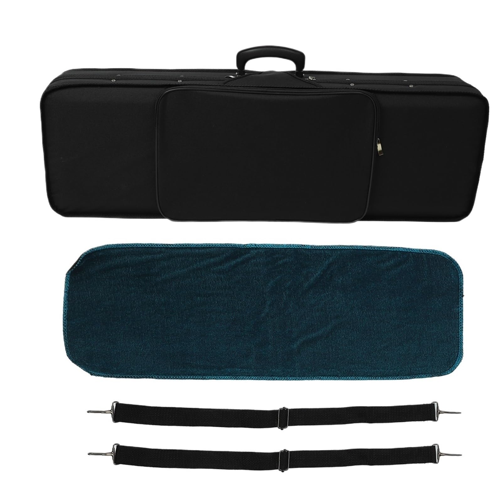 Funda para violín Estuche rígido for violín 4/4, rectangular, de tela Oxford y espuma, ligero, for violinista