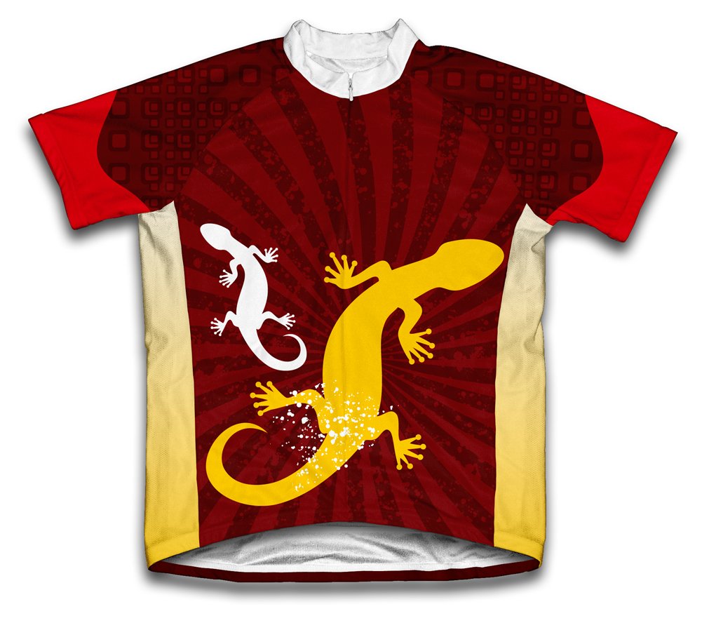 Red Lizard Desert Short Sleeve Cycling Jersey for Youth - Size S