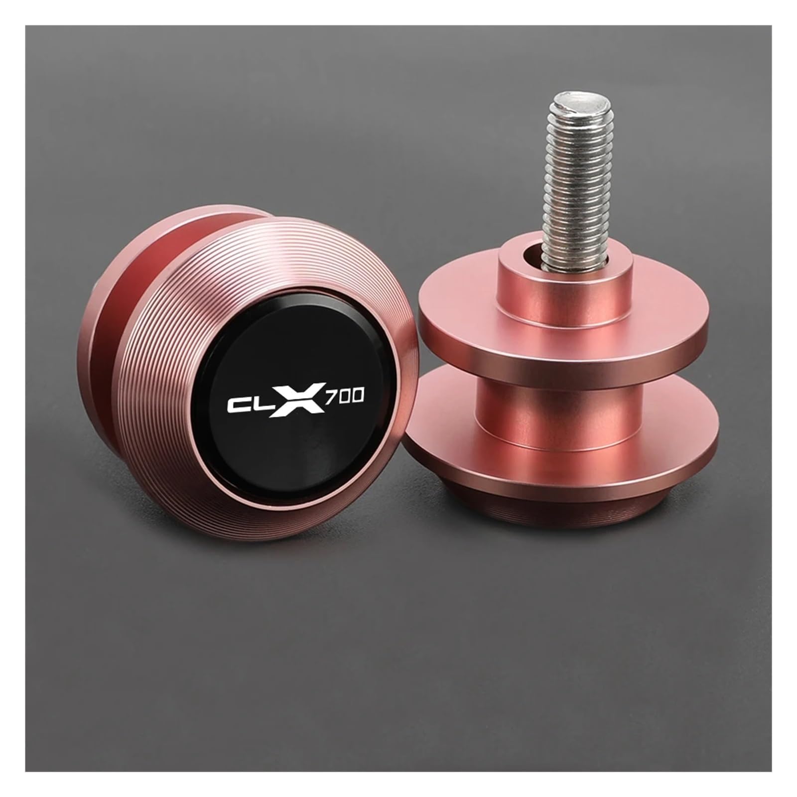 Fsjgbnhokvn 10Mm Pink Motorcycle Paddock Stand Spool Sliders For Cfmoto 700Clx 700 Clx Clx700 2023 2022 2021 Motorcycle Cnc Swingarm Sliders Spools 10Mm(10Mm Pink)