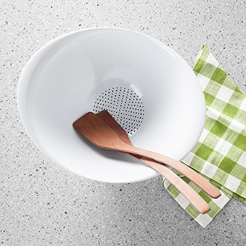 Quirky Ventu Multi-Purpose Strainer Colander Serving Bowl #TOP3