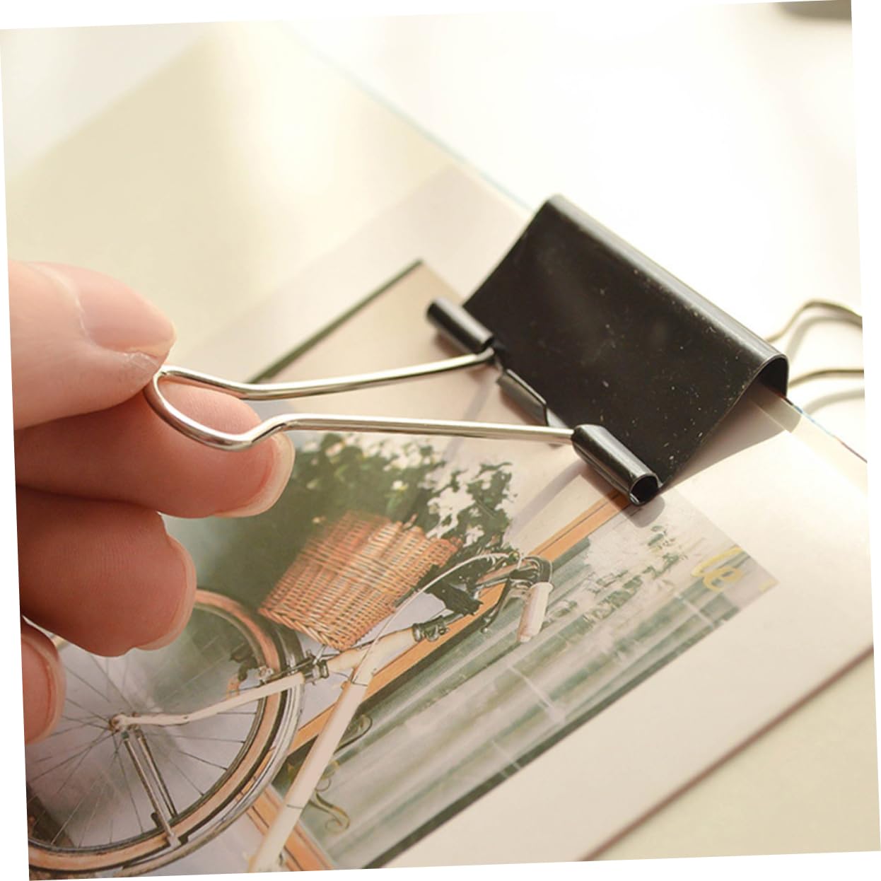 60 Pezzi Clip Binder Piccole Graffette Per Carta Morsetti Per Carta Clip Per Raccoglitore Per Raccoglitore Ferro Robusto Capacità A 100 Fogli