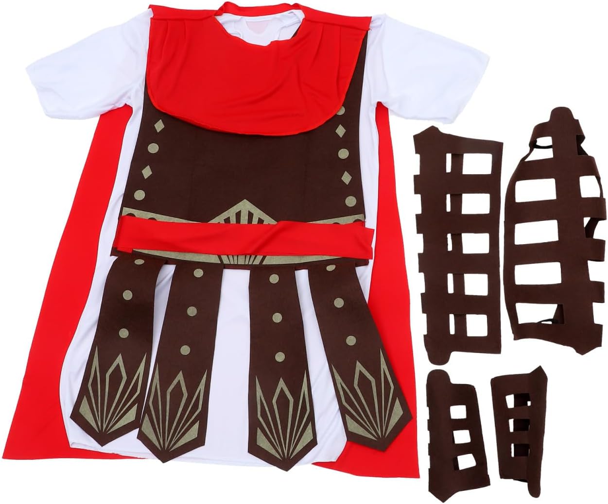 BESTOYARD Ancient Roman Gladiator Costume for Men Adults, Halloween Soldier Cosplay Outfit for Costume Parties Roman Stage Performances - Image 8