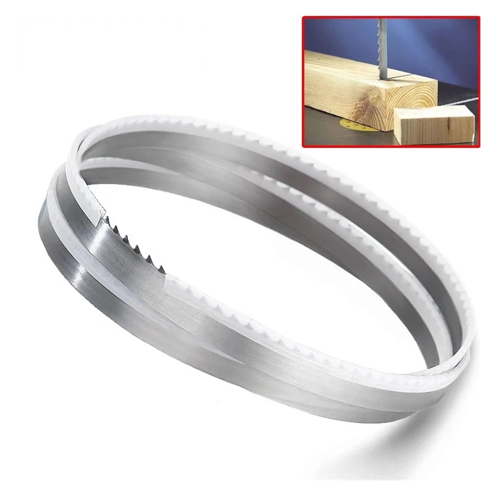 Sierra de Cinta Hoja de Sierra de Cinta de 4 Dientes for Cortar Madera (1 Pieza, 1140, 1400, 1570, 2240, 2360 y 2560 x 19 mm x 0,56 mm)(Length 1735mm)