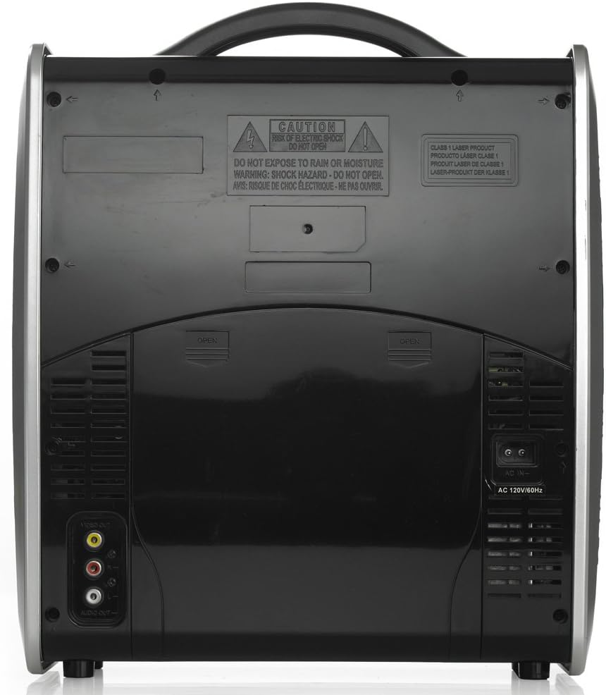 Singing Machine SML-383 Portable CDG Player Karaoke Machine, Black